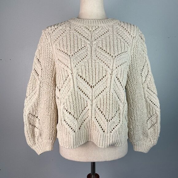 Maurices Cozy Beige Knit Sweater Size M EUC - Picture 1 of 7